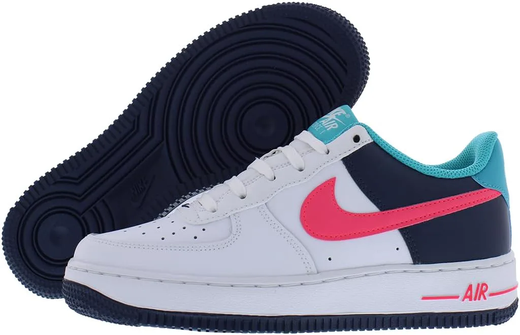 Кроссовки Nike Air Force 1 для детей, белый/розовый/синий