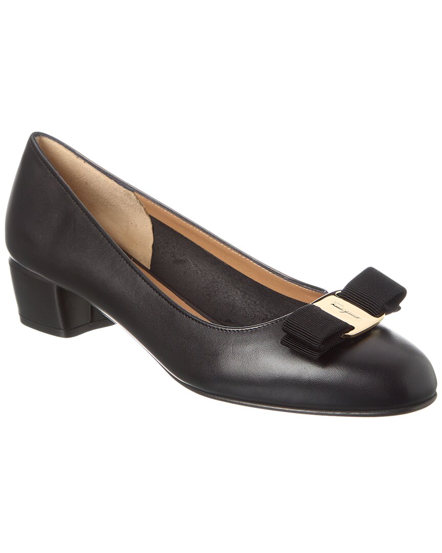 Ferragamo Vara кожаные лоферы Salvatore Ferragamo, черный