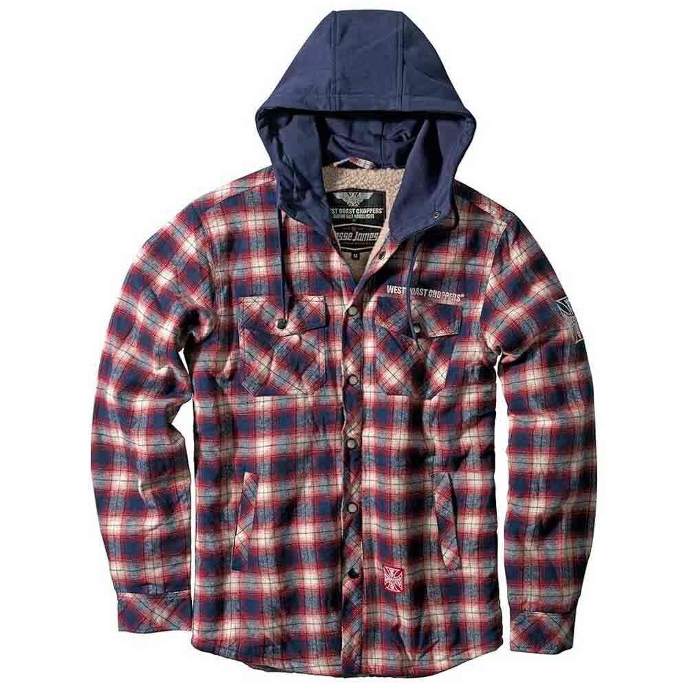 

Куртка West Coast Choppers Sherpa Lined Flannel, синий