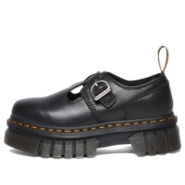 Кроссовки audrick nappa lux platform mary jane 'black' Dr. Martens, черный