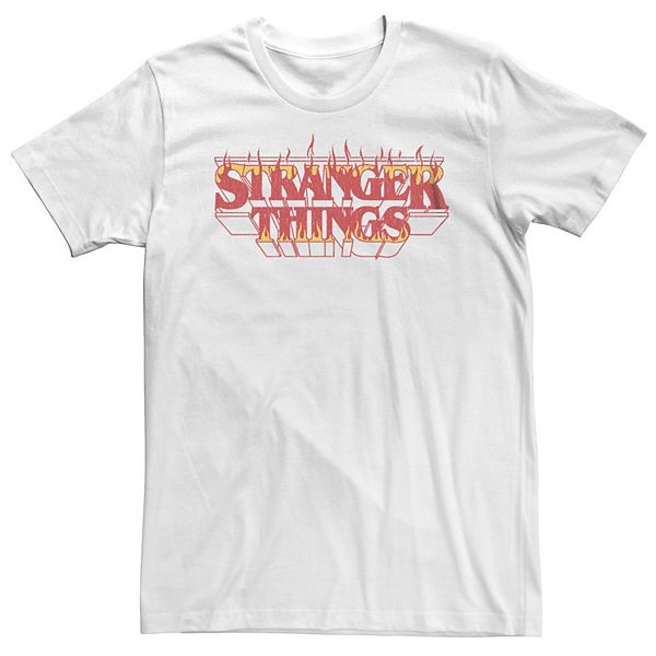 

Футболка Big & Tall Stranger Things с огненным логотипом Licensed Character