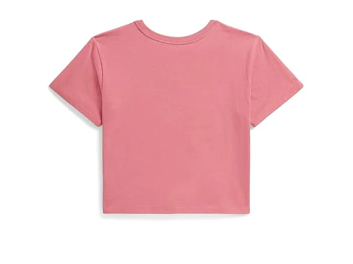 Футболка Polo Bear Cotton Jersey Boxy Tee Polo Ralph Lauren Kids, Desert Rose — фото 2