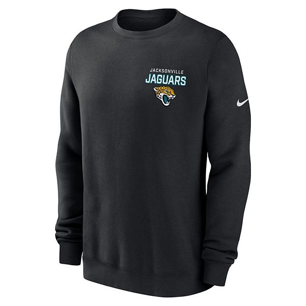 Мужская черная толстовка primetime club fleece pullover jacksonville jaguars Nike — фото 3