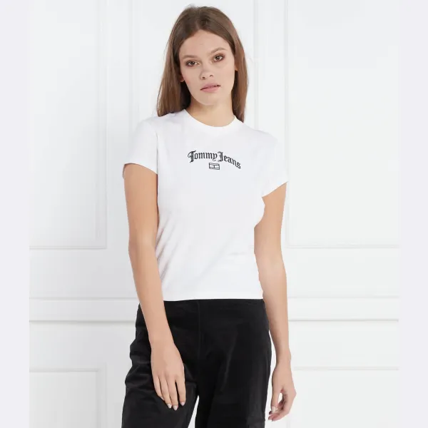 Футболка стандартного кроя bby в стиле гранж Tommy Hilfiger, белый — фото 2