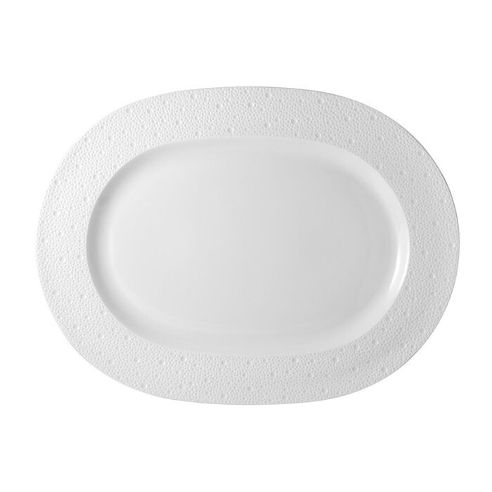 

Овальное блюдо Bernardaud Ecume, белый