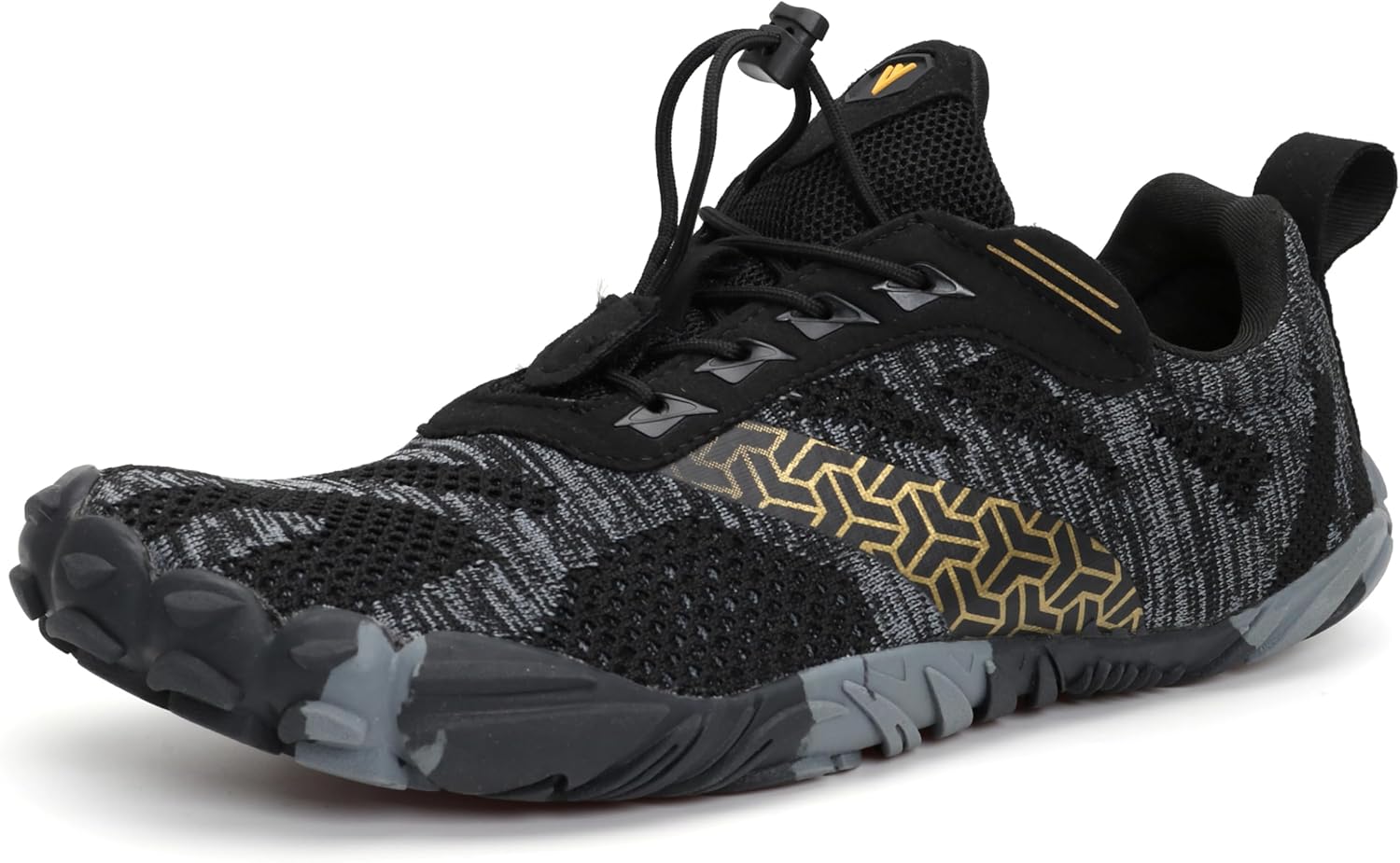 

Кроссовки для бега по трейлам WHITIN для мужчин, Широкий носок, Максимальное ощущение бега, черный