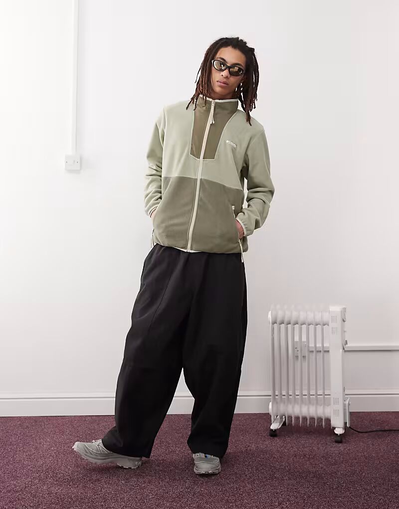 

Флис Columbia Sequoia Grove Full Zip зеленого цвета
