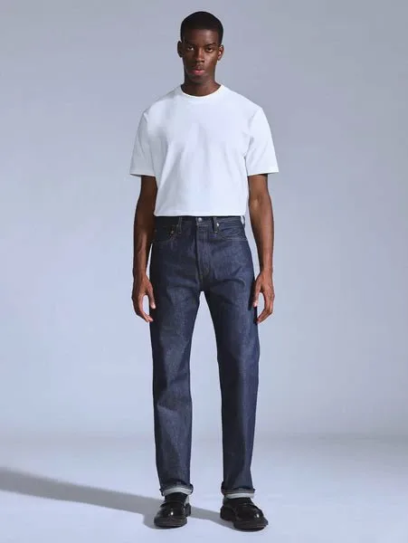 Джинсы BLUETAB 80S 501(R) темно-синего цвета. Сделано в Японии Levi's, Dark Indigo - Flat Finish — фото 2