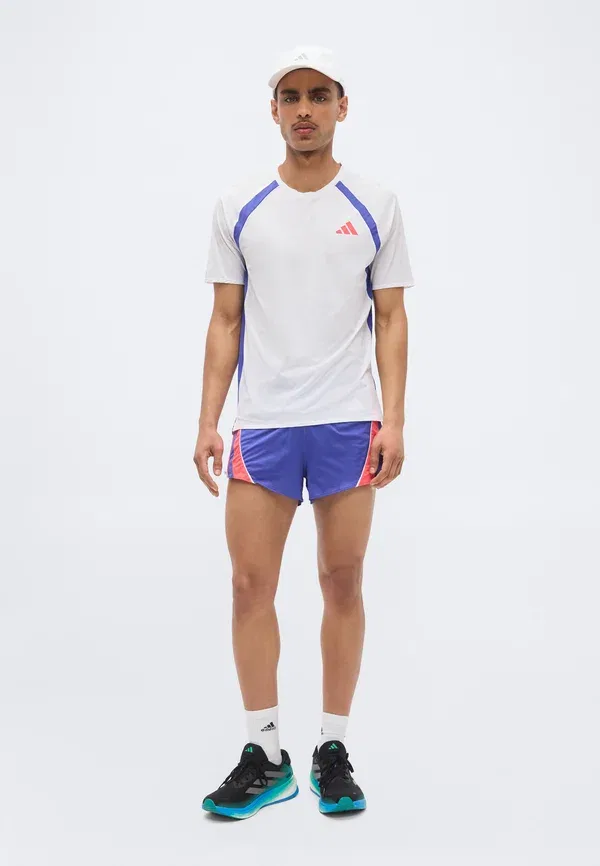 Футболка спортивная Adidas Performance Adizero tee, белый/двойной индиго — фото 2