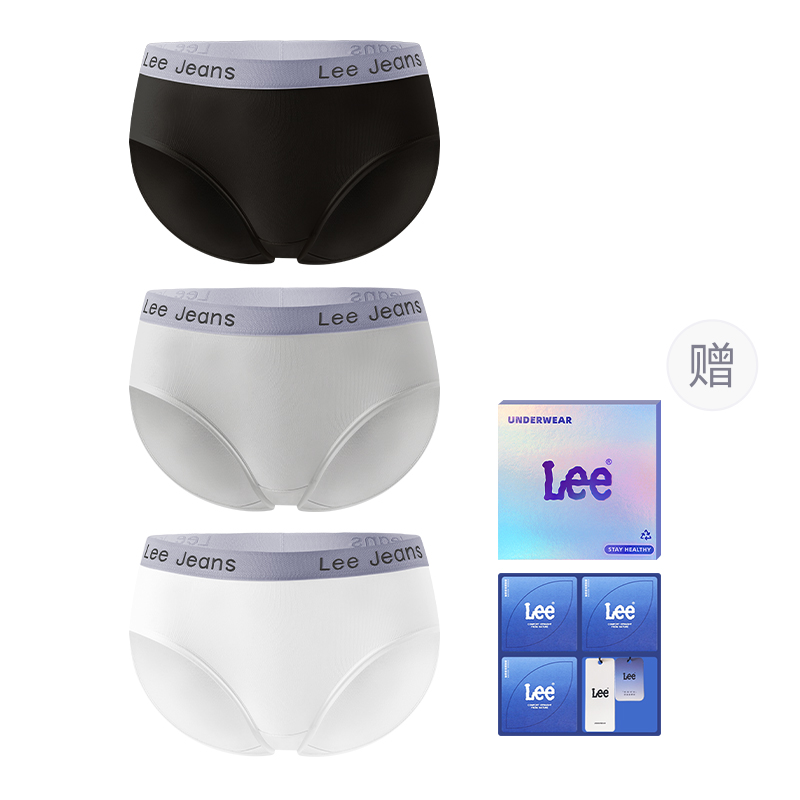 

Классические трусы 101 для женщин упаковка 3 шт Lee, серый