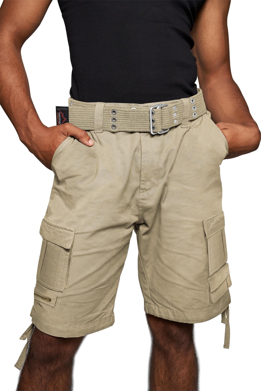 

Шорты Normani Outdoor Sports Sommer „Atacama“ mit Gürtel „Wadi“, хаки
