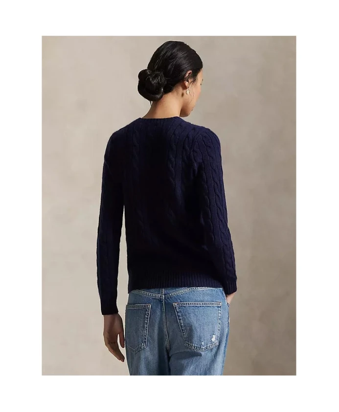 Свитера из шерсти и кашемира Polo Ralph Lauren, синий — фото 3