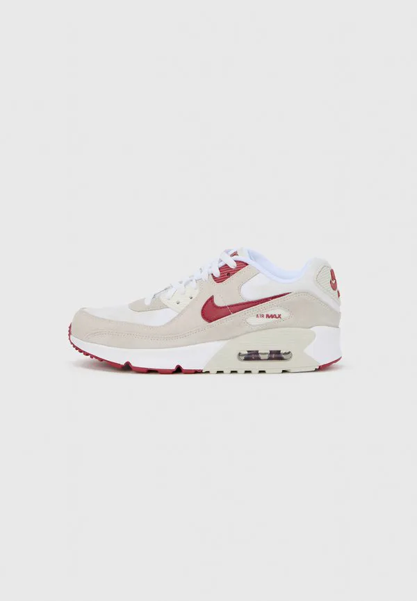 Кроссовки air max 90 унисекс Nike Sportswear, White/Team Crimson/Light Bone/Summit White