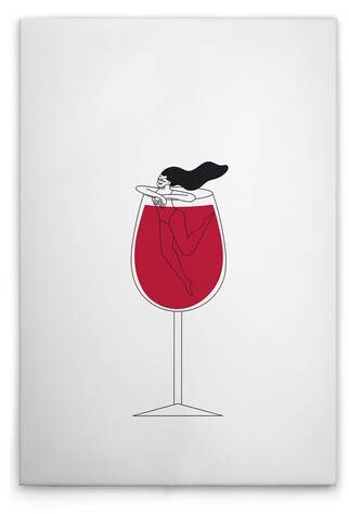 

Картина на холсте A.S. Création Wine Love 3 цвет weissschwarzrot