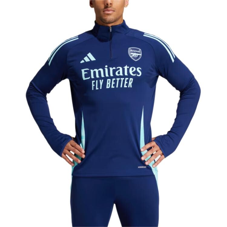 Толстовка Arsenal мужская темно-синяя Adidas, синий — фото 2
