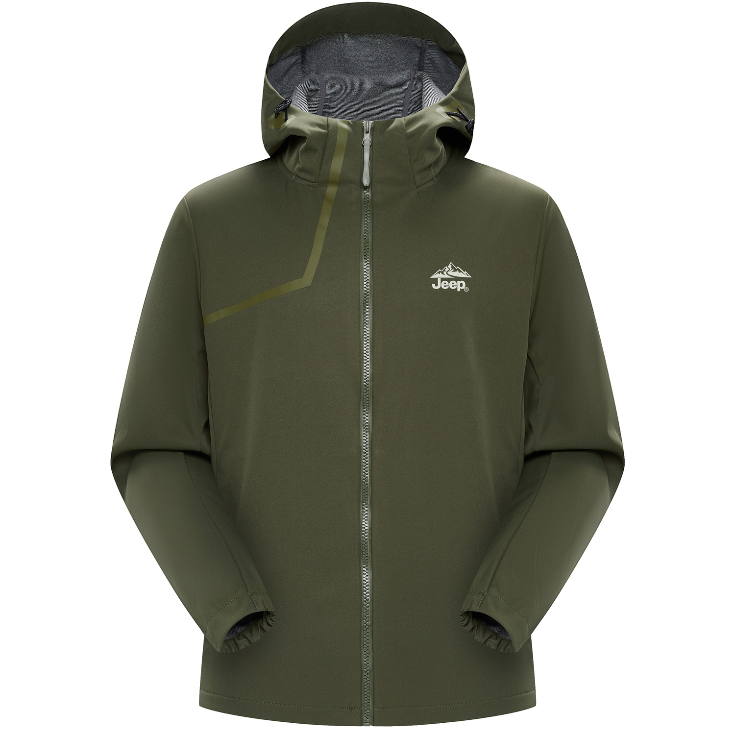 

Мужская и женская худи-куртка Softshell Moderate Jeep, military зеленый