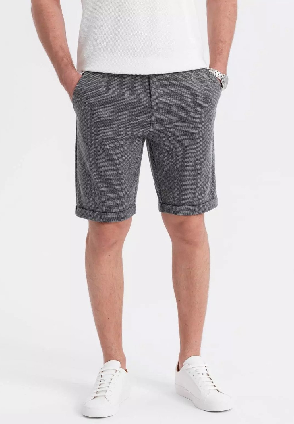 

Шорты MADE OF TEXTURED - Tracksuit bottoms Ombre, темно-серый