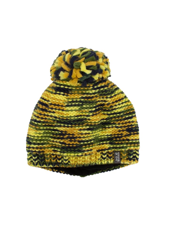 

Шапка Jack Wolfskin Accessoires Kaleidoscope Knit Cap Mütze, желтый