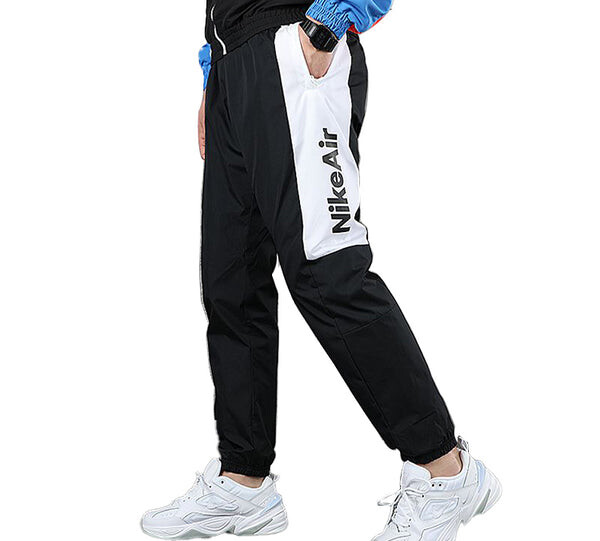 Брюки air color clashtatting long pants men black Nike, черный — фото 4