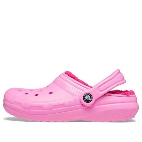 

Кроссовки classic lined clogs 'taffy pink' Crocs, розовый