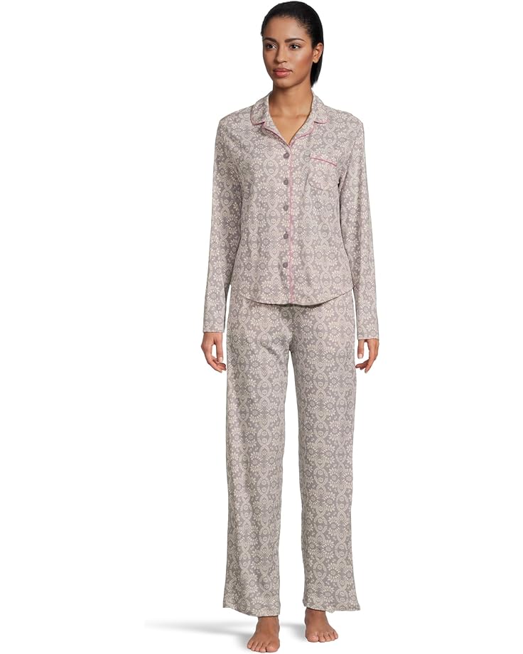 

Женский пижамный комплект Karen Neuburger Petite Novelty Long Sleeve Girlfriend, Brocade Vines