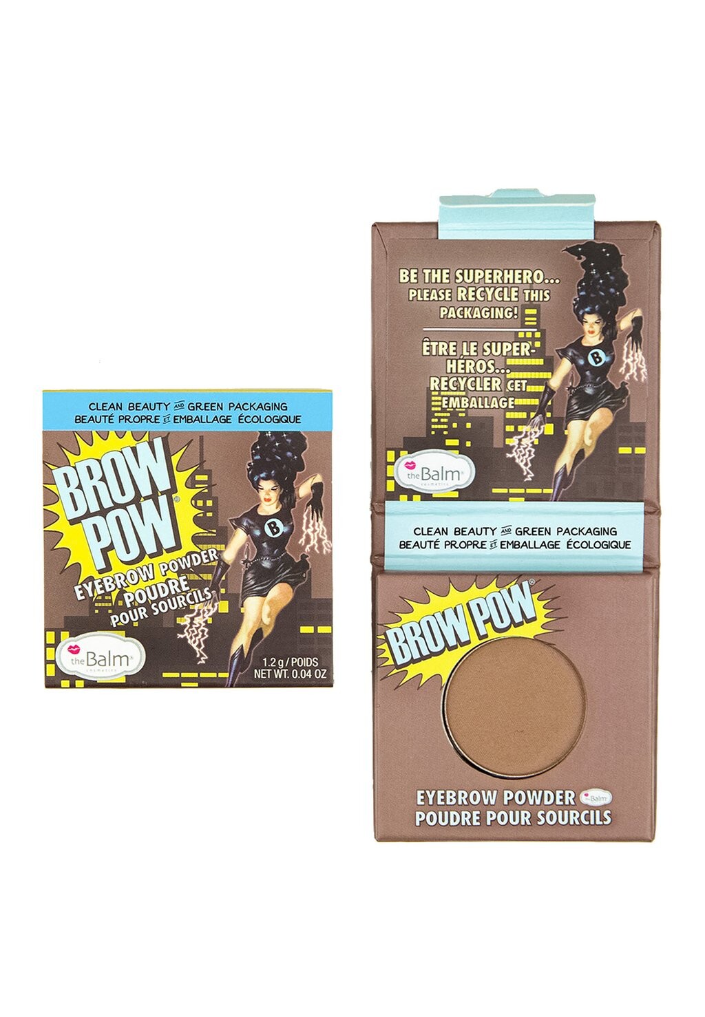 

Пудра для бровей Brow Pow the Balm, цвет blonde