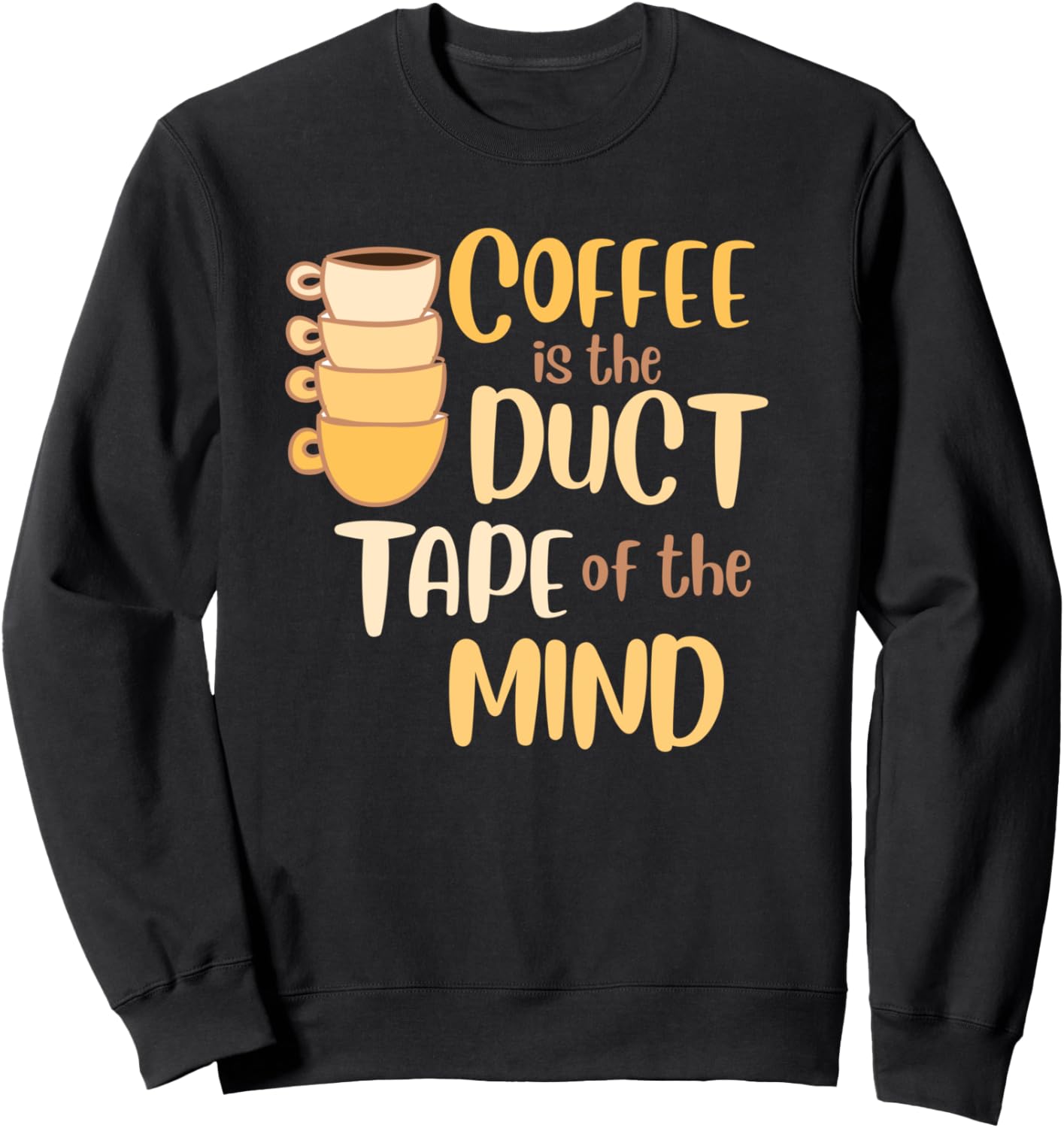 

Толстовка «Кофе - это скотч души» Coffee Designs For Caffeine Lovers, черный