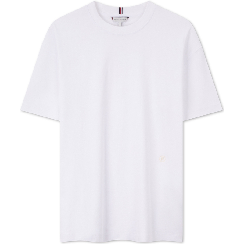 

Футболка из хлопка с вышитым логотипом Tommy Hilfiger, белый