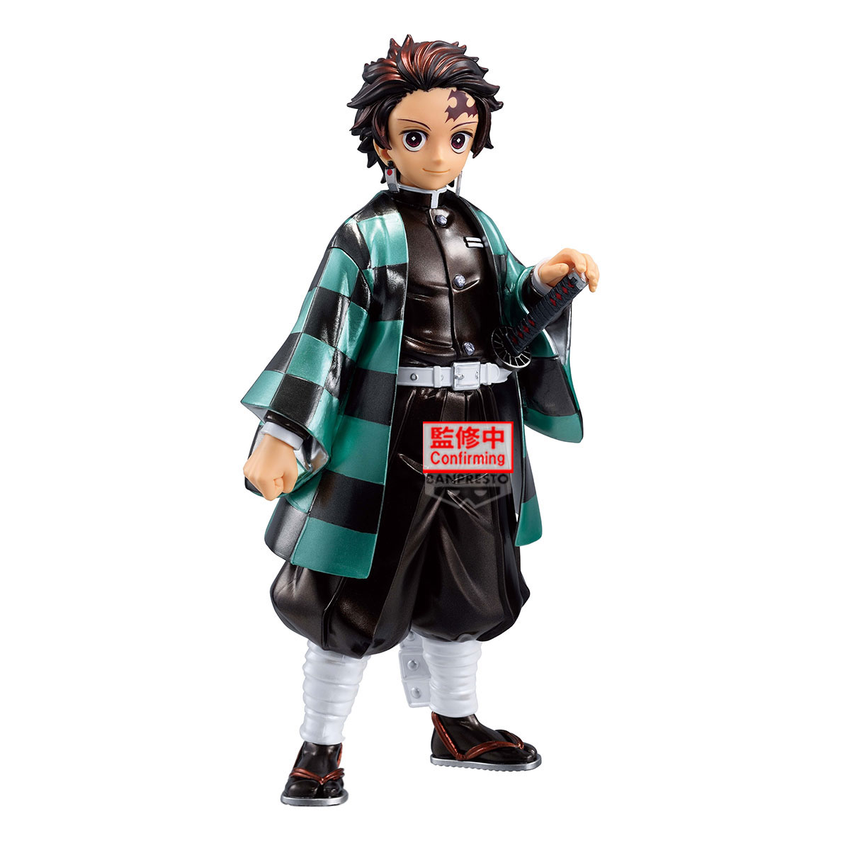 

Glass Factory, Demon Slayer Kimetsu No Yaiba Grandista Tanjiro Kamado, Metallic 24CM BANPRESTO