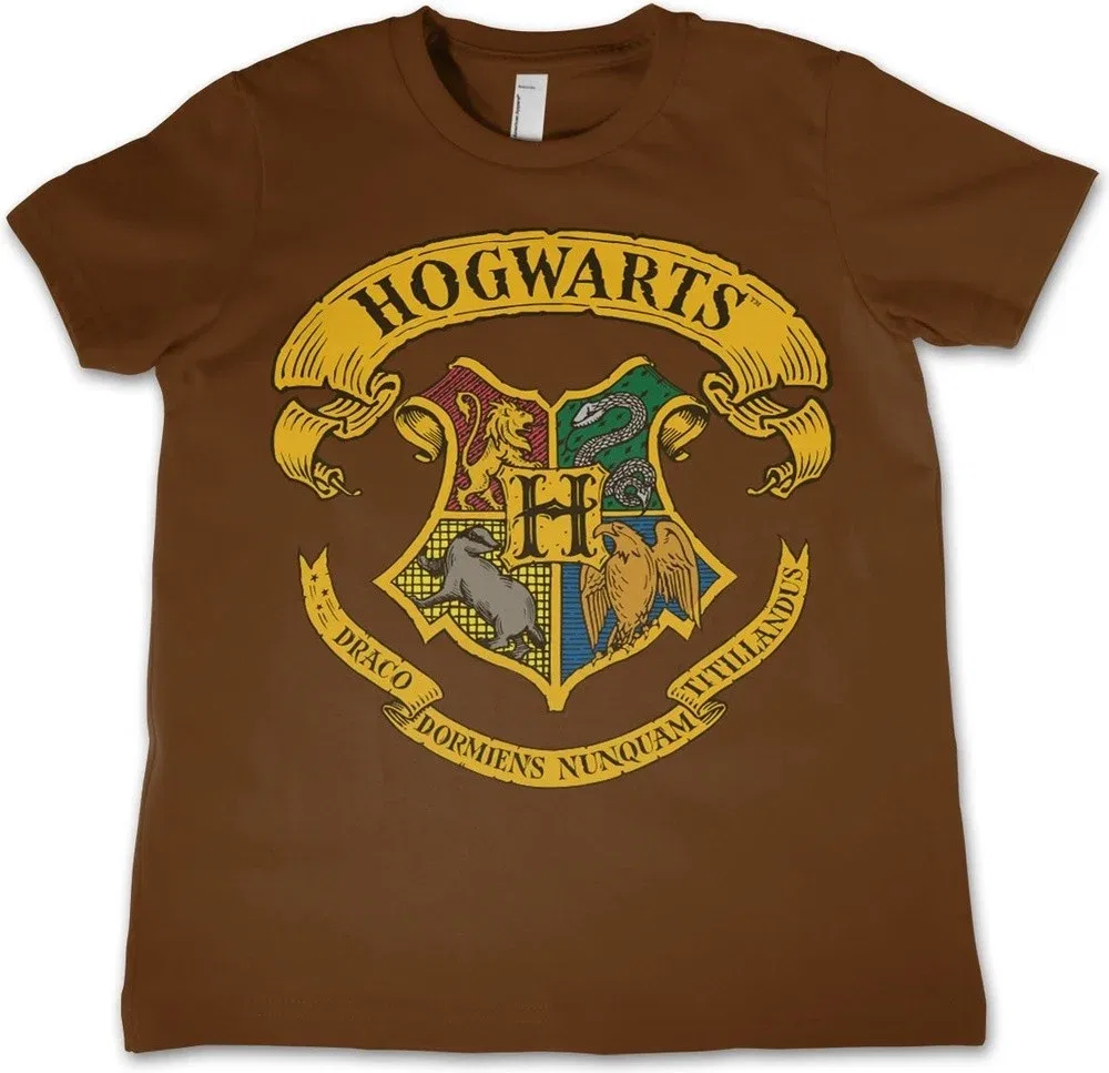 Футболка с принтом Harry Potter, коричневый