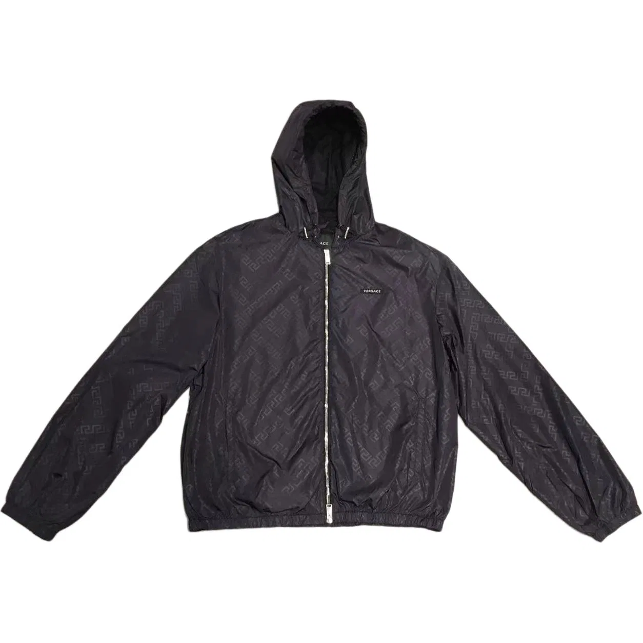 Куртка мужская Black hooded moderate VERSACE