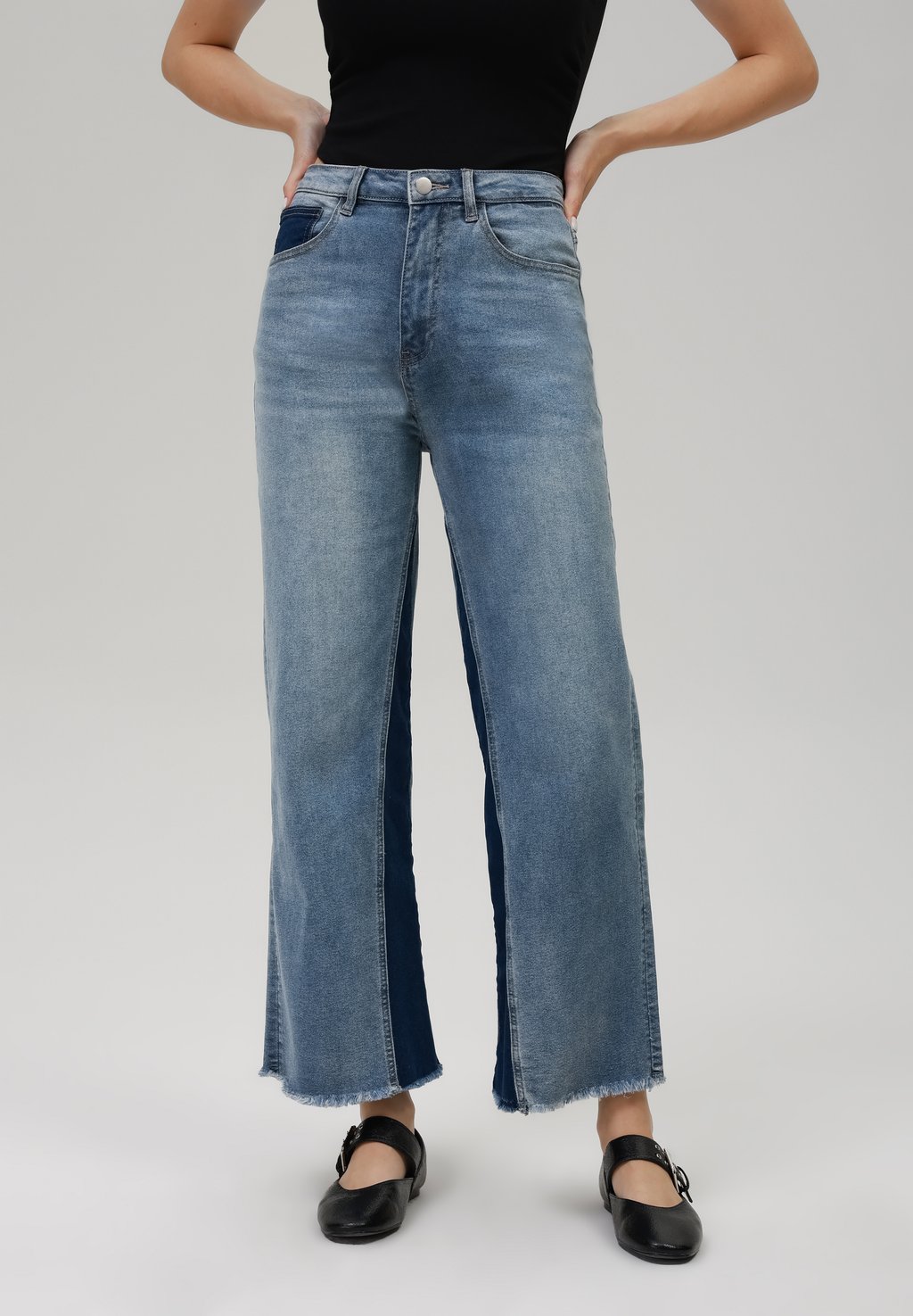 

Джинсы прямого кроя Even&Odd, цвет Mid Blue Wash