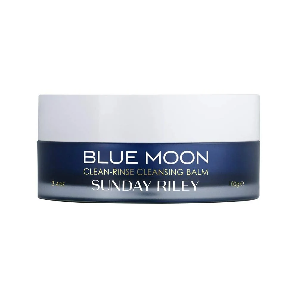 Очищающий бальзам Sunday Riley Blue Moon, 3,5 жидких унции.