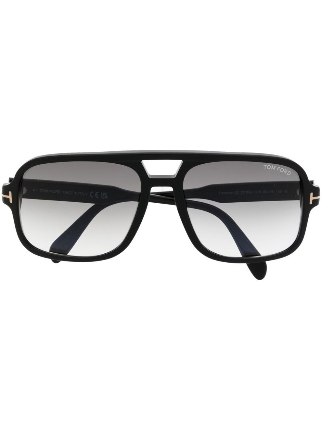 

Солнцезащитные очки-пилоты TOM FORD Eyewear, черный
