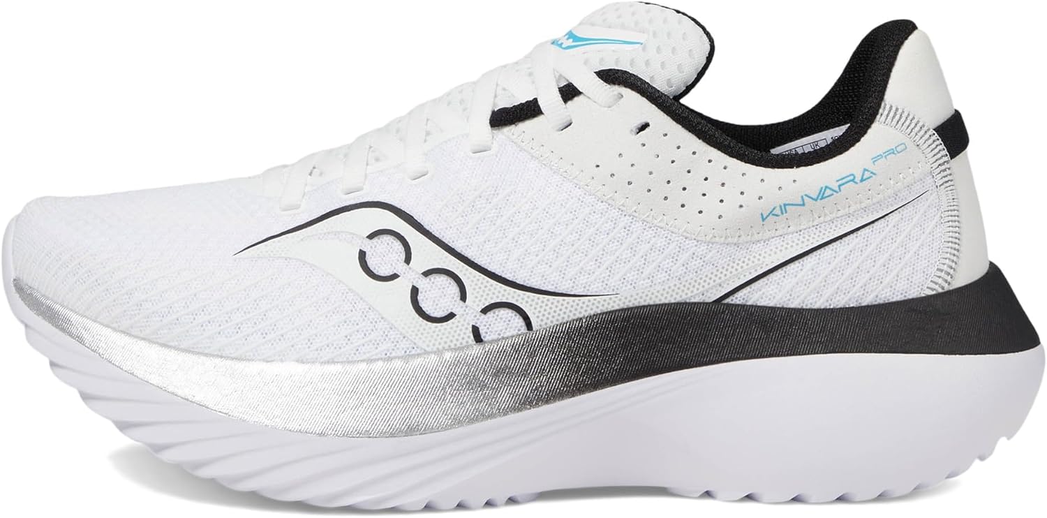 Мужские кроссовки Saucony Kinvara Pro, белый/черный — фото 4