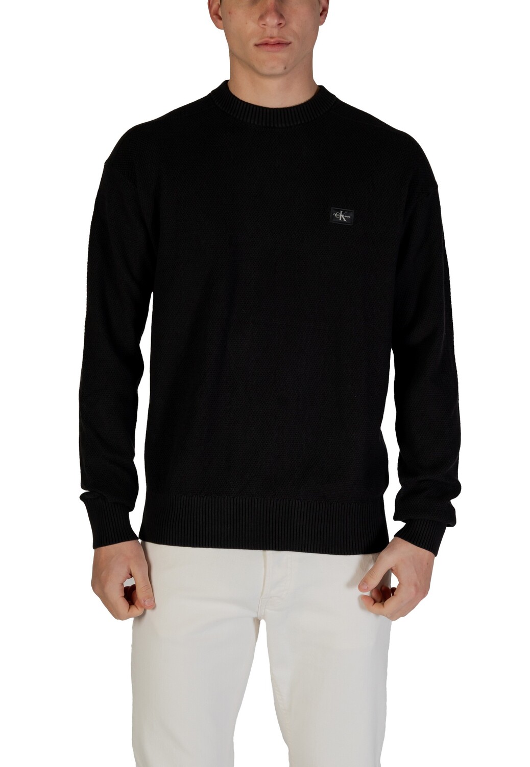 

Джемпер Calvin Klein Jeans с логотипом, черный