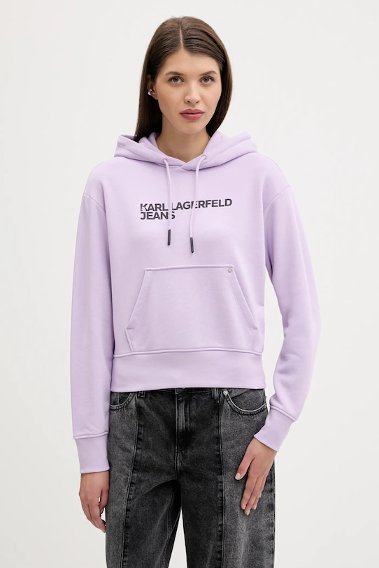 

Толстовка Karl Lagerfeld Jeans, фиолетовый