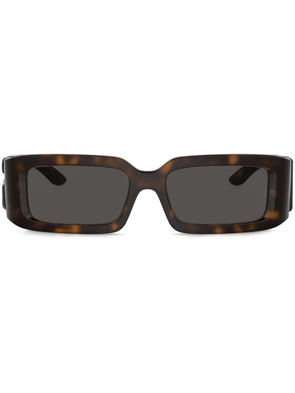 

Солнцезащитные очки в прямоугольной оправе Dolce & Gabbana Eyewear, коричневый