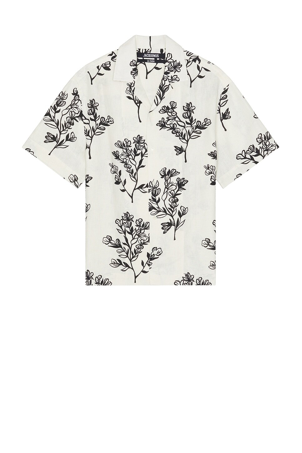 

Джинсовая рубашка Jacquemus, цвет Print Black Flowers