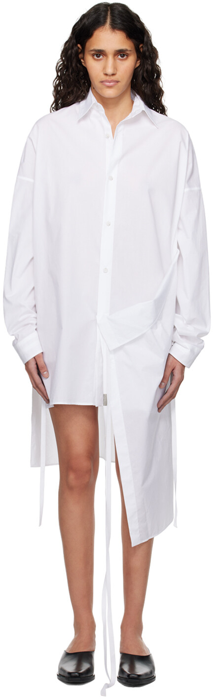 

Платье Мала Миди Ann Demeulemeester, белый
