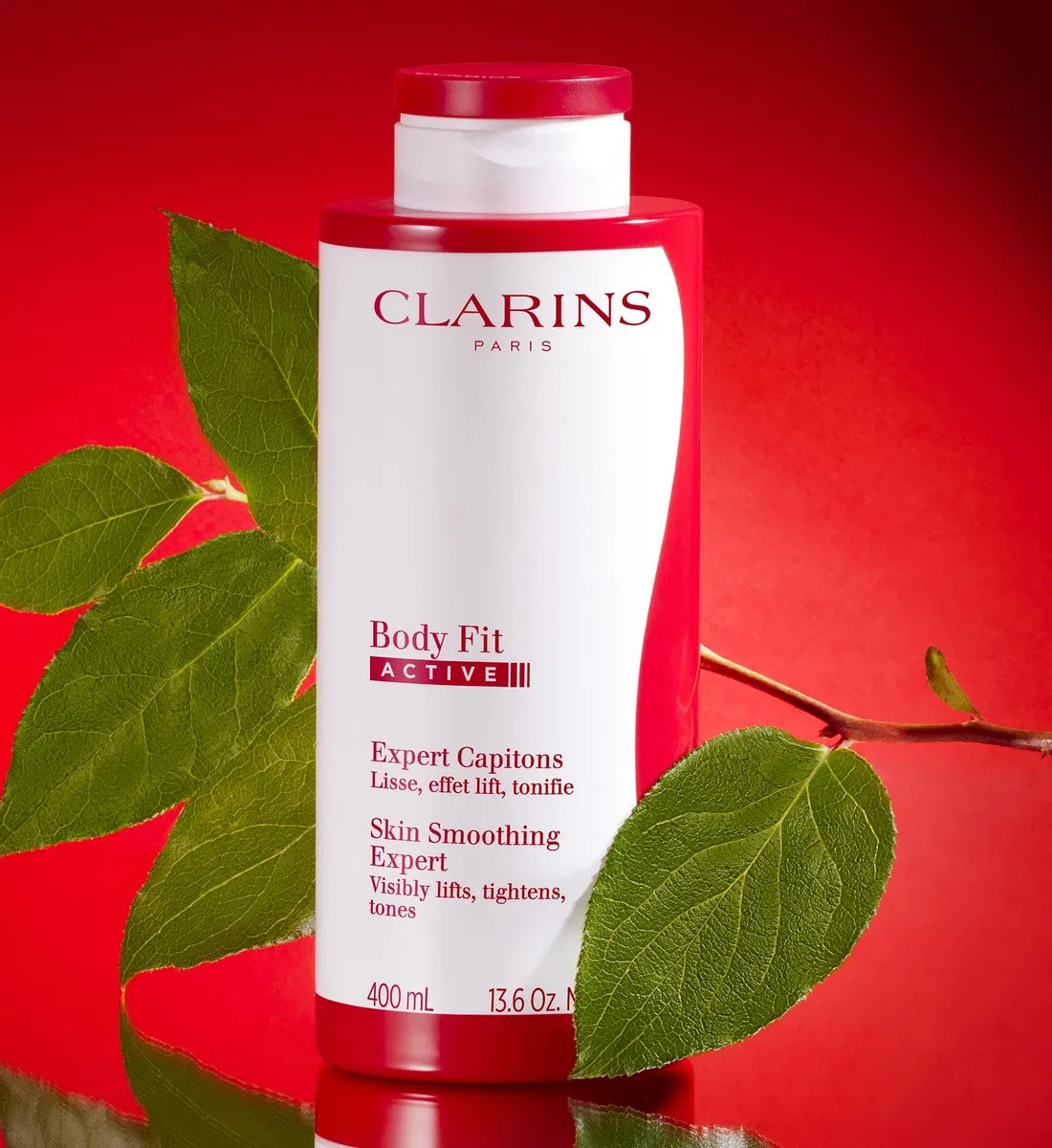 Body Fit Active - Экспертный уход для тела против целлюлита Clarins, красный — фото 3