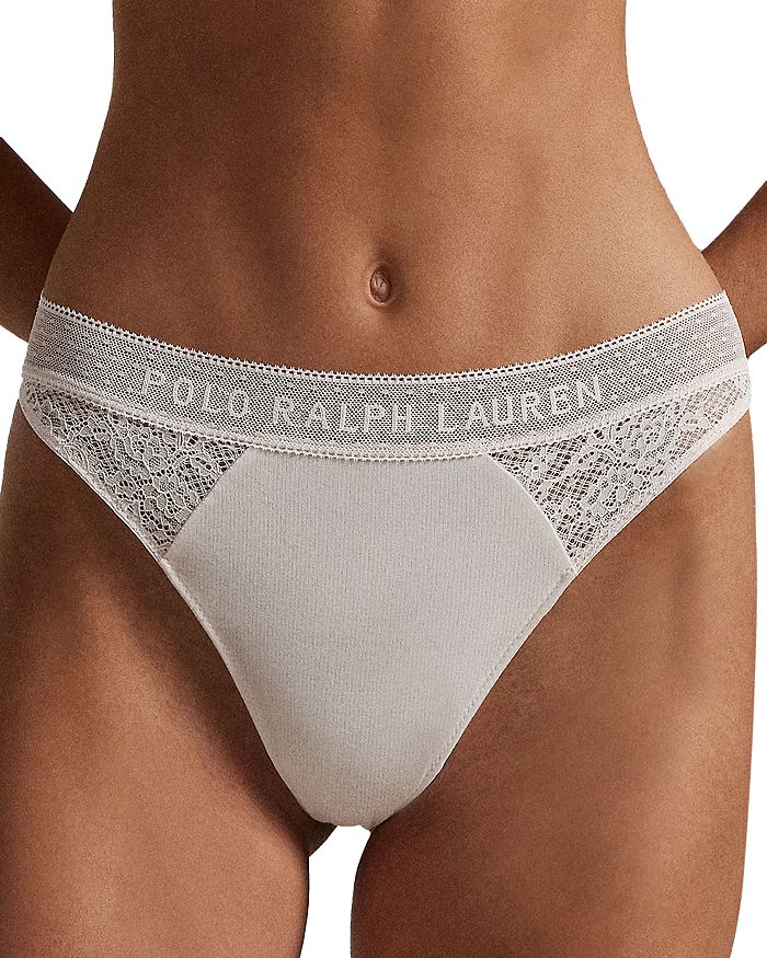 

Логотипированные стринги Polo Ralph Lauren, розовый