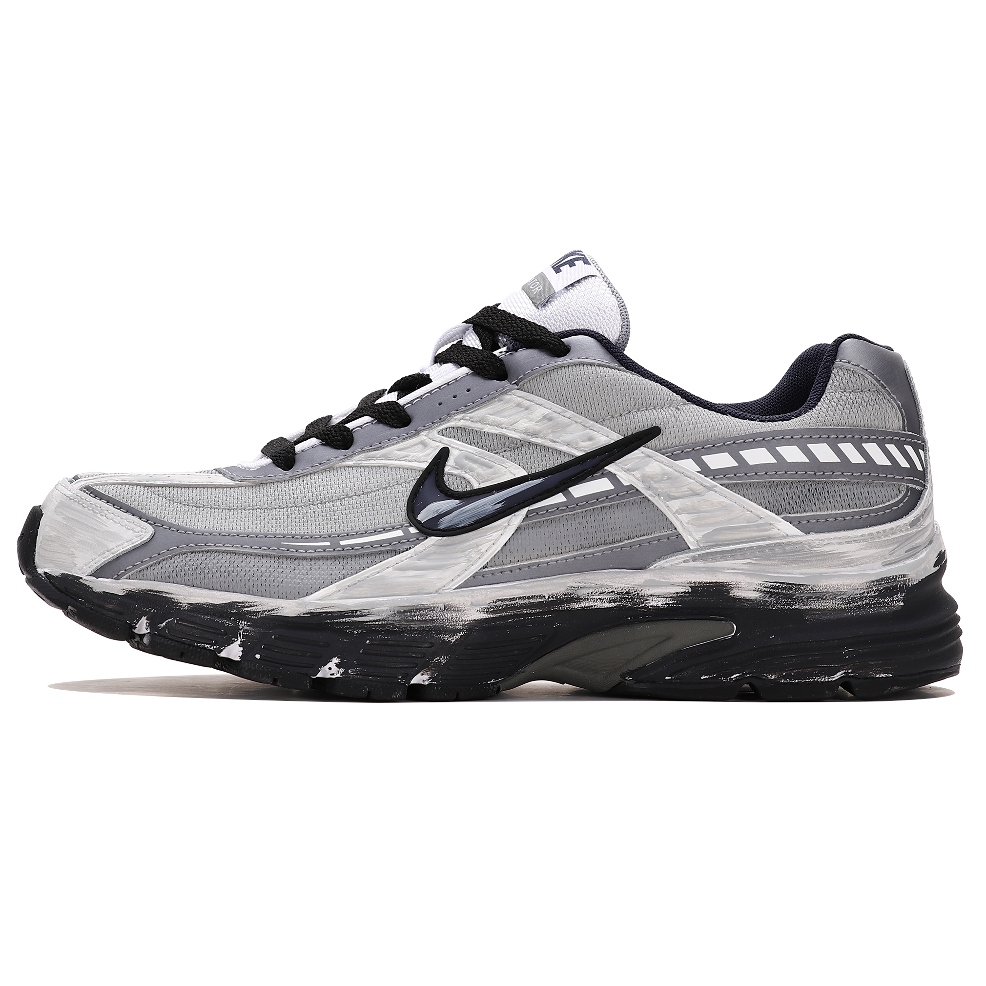 

Nike Кроссовки для бега Initiator Cushioning Low Top, мужские, серебристо-белые