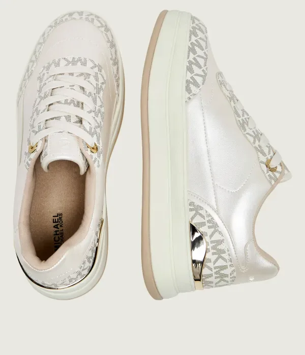 Кроссовки HAYES Michael Kors Kids, экрю — фото 4