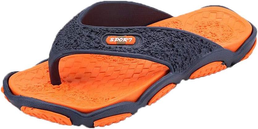 

Массажные тапочки для пальцев ног Flops, летние пляжные и для ванной, открытые мужские шлепанцы Anfeng, оранжевый