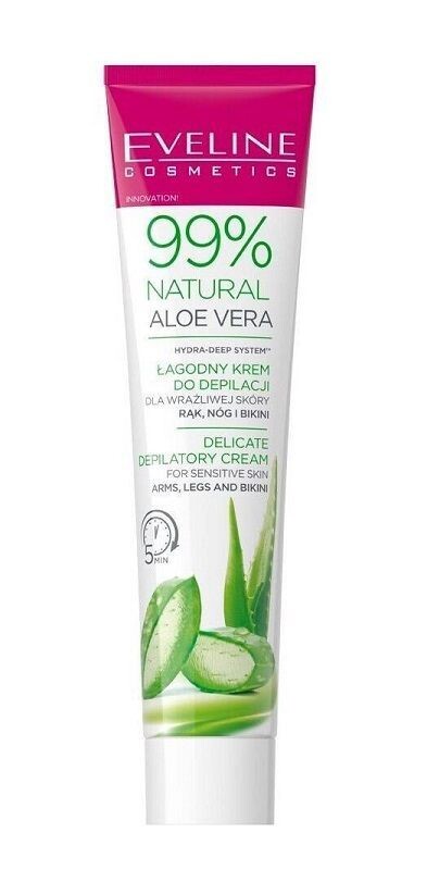 

Eveline 99% Natural Aloe Vera крем для депиляции, 125 ml