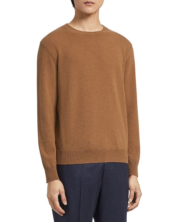 

Свитер Oasi Cashmere с круглым вырезом Zegna, коричневый/бежевый