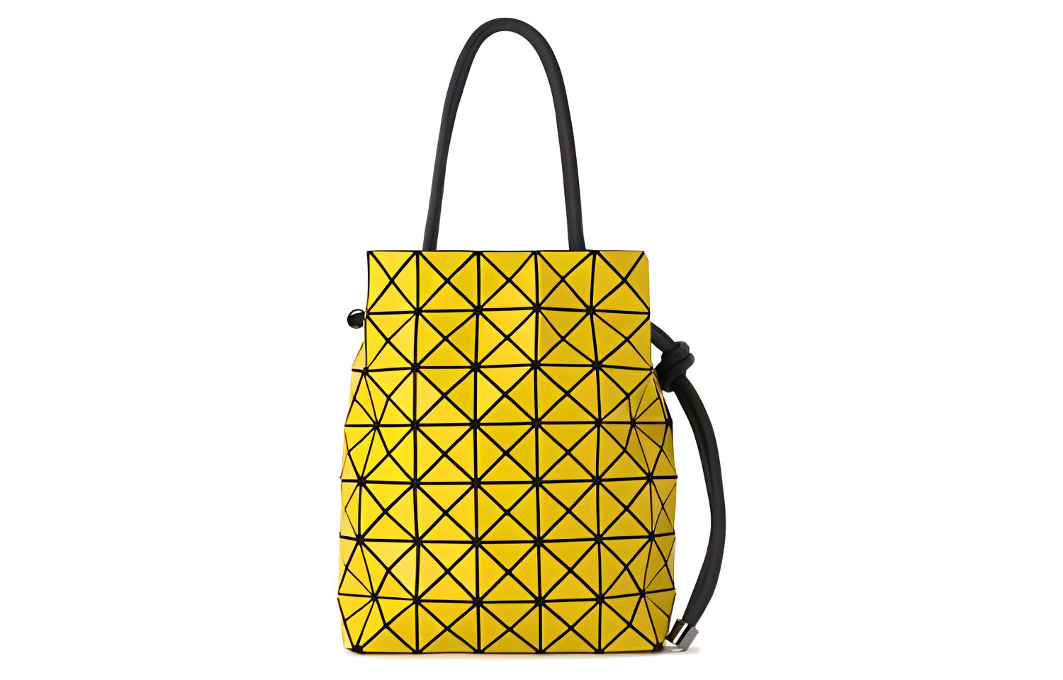 

ISSEY MIYAKE Полиэстеровая ведро сумка через плечо кроссбоди клатч Тубас женская желтая