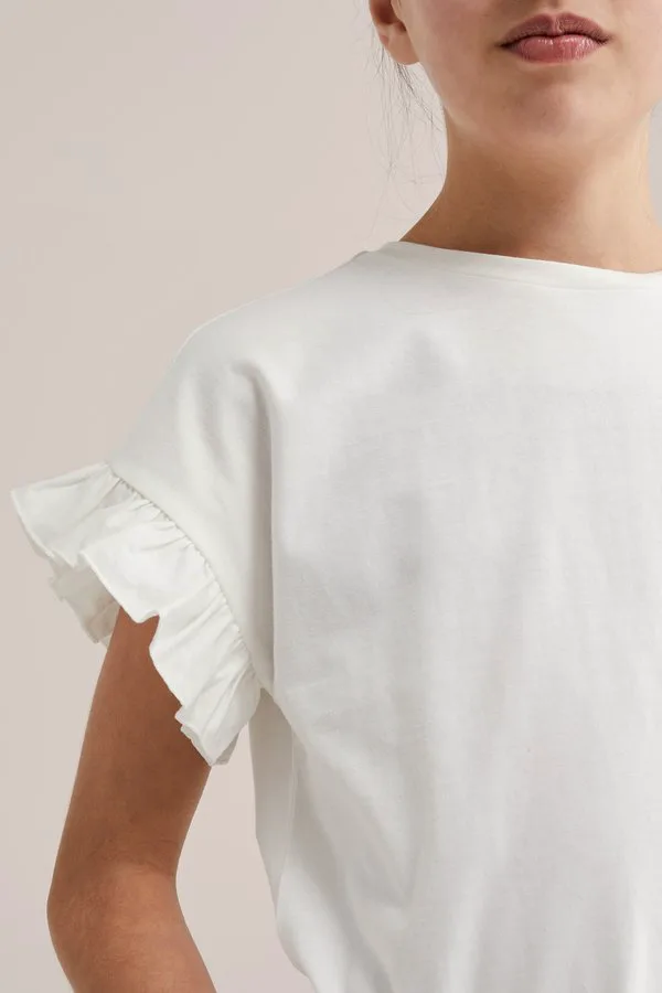 Простая футболка We Fashion, White — фото 2