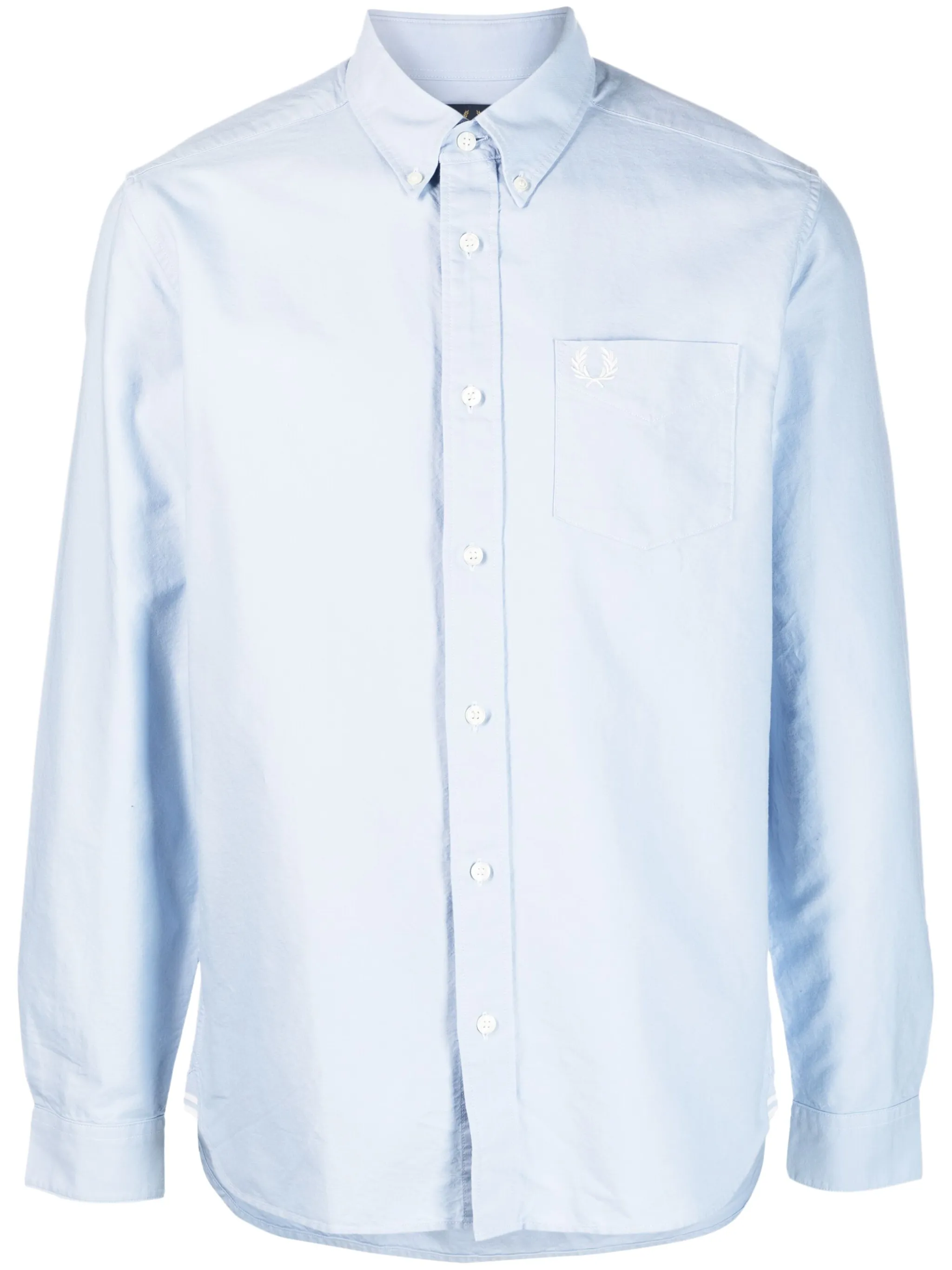 

Рубашка с вышитым логотипом Fred Perry, синий